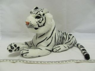 Obrázek z Tygr bílý ležící plyš 25cm (180/karton) 