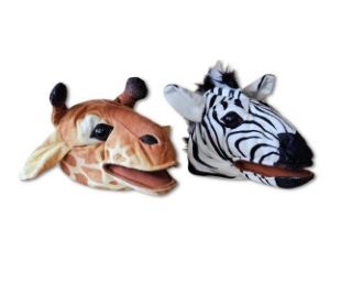 Obrázek z Maňásek žirafa/zebra plyš 22cm 