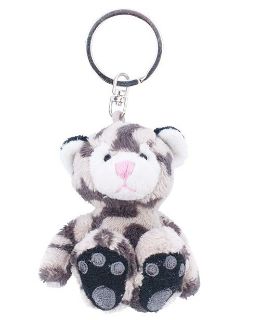 Obrázek z Klíčenka sněžný leopard plyš 6cm(12) 