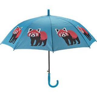 Obrázek z Deštník pro děti 83cm - panda červená 