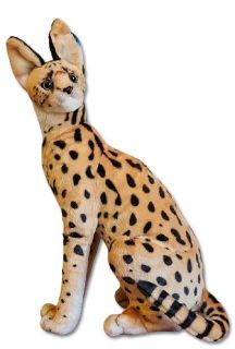 Obrázek z Serval sedící plyš 49cm 