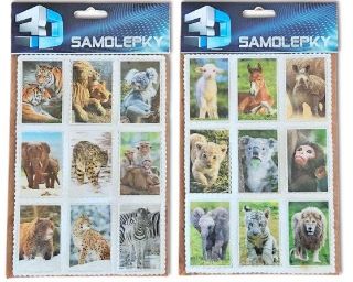 Obrázek z Samolepka 3D 16x11cm safari, 2dr (20) 