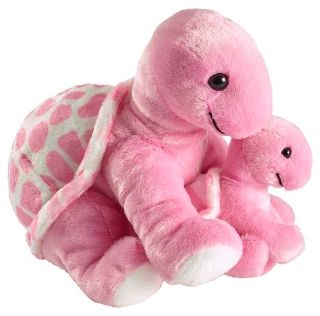 Obrázek z Želva růžová s mládětem plyš 24cm 