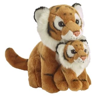 Obrázek z Tygr s mládětem sedící plyš 22cm 