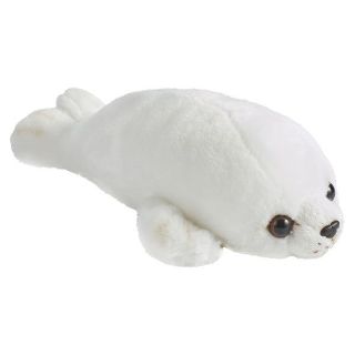 Obrázek z Tuleň bílý plyš 20cm 
