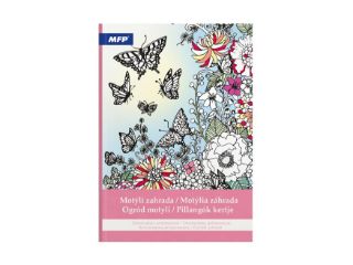 Obrázek z Omalovánky antistresové Motýlí zahrada A4/32s 