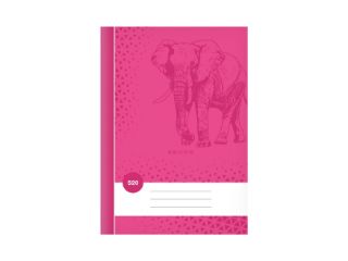 Obrázek z Školní sešit A5 520 růžový, slon 