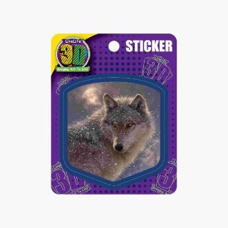 Obrázek z Nálepka 3D 9x11cm - vlk 